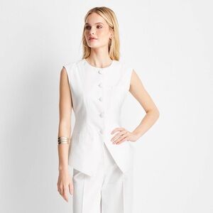 Women's Sleeveless Button-Front Waistcoat - Future Collective with Jenee Naylor
